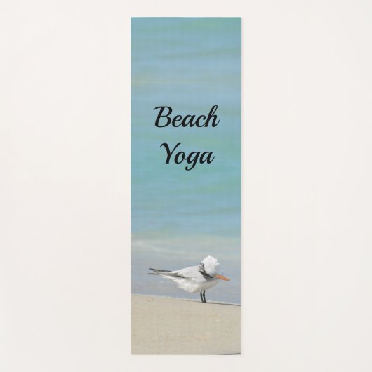 Tapis De Yoga Royal Tern Seabird Possédant Plage Yoga Mat (Devant)