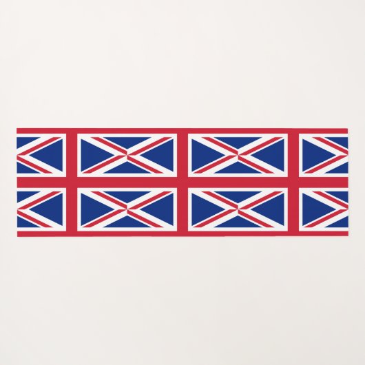 Tapis De Yoga Royaume-Uni (British Flag) (Union Jack) (Royaume-U (Dos (Horizontal))