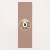 Tapis De Yoga Rustique Boho Bohemian Pampas Grass Business Logo (Devant)