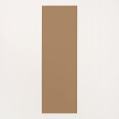 Tapis De Yoga Sable beige léopard moderne et nom (Dos)