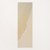 Tapis De Yoga Sable De Plage Tropical. (Devant)