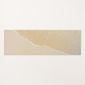 Tapis De Yoga Sable De Plage Tropical. (Devant (Horizontal))