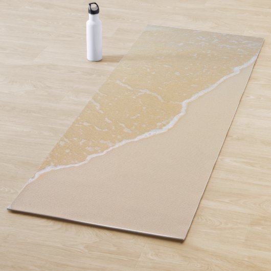 Tapis De Yoga Sable De Plage Tropical. (En situation)