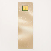 Tapis De Yoga Sable doré brillant (Devant)