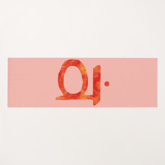 Tapis De Yoga Sacral Chakra (Devant (Horizontal))