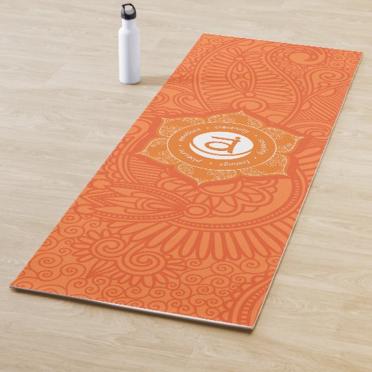 Tapis De Yoga Sacral Chakra Yoga Mat - 03p (En situation)