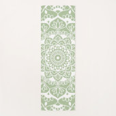 Tapis De Yoga Sage Green Mandala Art (Devant)