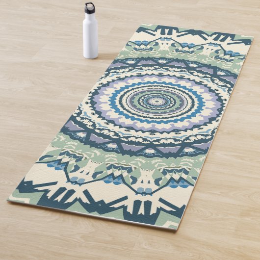 Tapis De Yoga Sage Lavender Mandala (En situation)