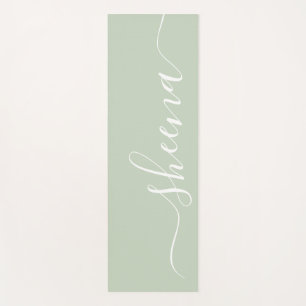 Tapis De Yoga Sage personnalisé Green Yoga Mat