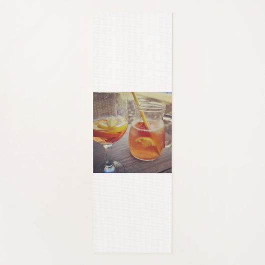 Tapis De Yoga Sangria et soleil (Devant)