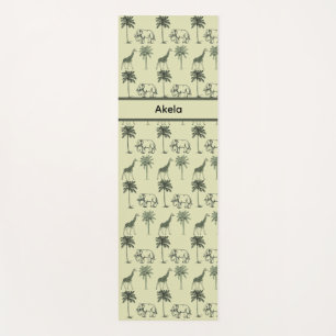 Tapis De Yoga Savanna Motif africain, coutume