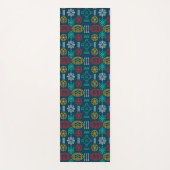 Tapis De Yoga scandinave géométrique coloré (Devant)