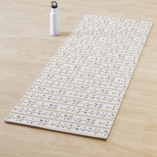 Tapis De Yoga Science des équations de résistance électrique d'O (En situation)