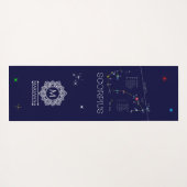 Tapis De Yoga Scorpie Constellation Zodiaque (Dos (Horizontal))