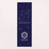 Tapis De Yoga Scorpie Constellation Zodiaque (Dos)