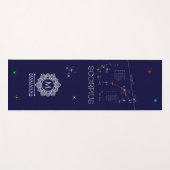 Tapis De Yoga Scorpie Constellation Zodiaque (Devant (Horizontal))