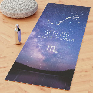 Tapis De Yoga Scorpio   Astrologie zodiaque personnalisée Yoga M