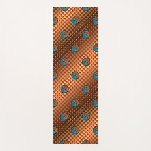 Tapis De Yoga Scorpio & Dragon de Bois (Devant)