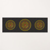 Tapis de Yoga Scorpio Mandala (Devant (Horizontal))
