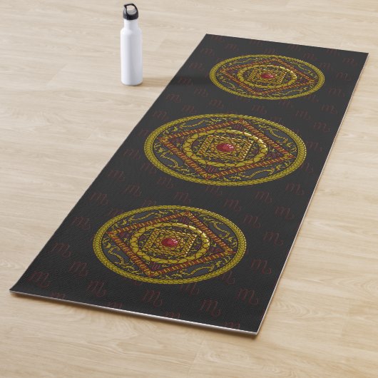 Tapis de Yoga Scorpio Mandala (En situation)