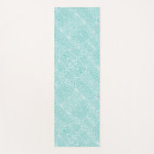 Tapis De Yoga Scribbleempreintes Turquoise (Devant)