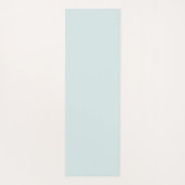 Tapis De Yoga Script de Monogramme bleu aquatique moderne (Dos)