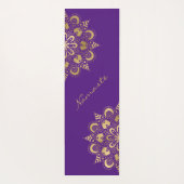 Tapis De Yoga Script Mandala Gold Namaste (Dos)