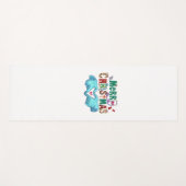 Tapis De Yoga Scruter de Noël Joyeux Noël Noël Sthoscope N (Devant (Horizontal))