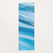 Tapis De Yoga Sea Blue Abstract (Dos)