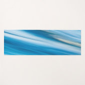 Tapis De Yoga Sea Blue Abstract (Devant (Horizontal))
