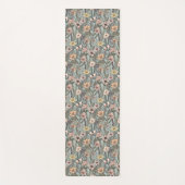 Tapis De Yoga Seafoam Pink Yellow Retro Wildflower (Devant)