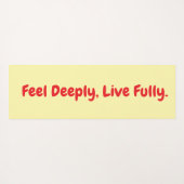 Tapis De Yoga sentiments est (Dos (Horizontal))