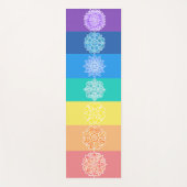 Tapis De Yoga Sept chakras arc-en-ciel (Devant)
