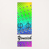 Tapis De Yoga Séquence Centesimal 12chiffres Fibonacci par K Yon (Devant)