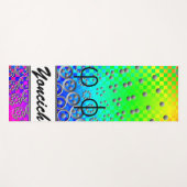 Tapis De Yoga Séquence Centesimal 12chiffres Fibonacci par K Yon (Devant (Horizontal))