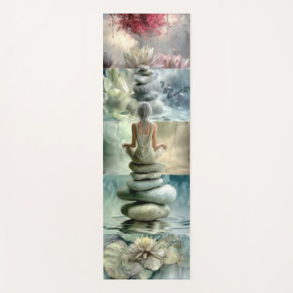 Tapis de Yoga Serene Balanced Stone et Méditation 