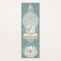 Serene Bouddha Yoga Mat pour la pratique de la ple