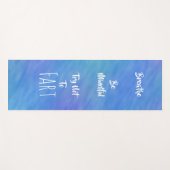 Tapis De Yoga Serene Essaie De Ne Pas Péter (Devant (Horizontal))