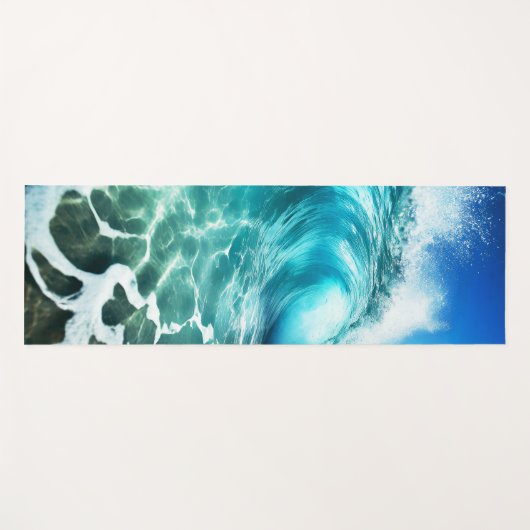 Tapis De Yoga Serene Wave Yoga Mat (Devant (Horizontal))