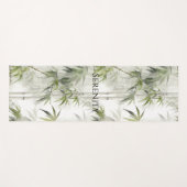 Tapis De Yoga Sérénité du bambou vert (Devant (Horizontal))