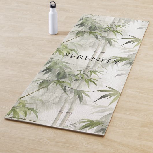 Tapis De Yoga Sérénité du bambou vert (En situation)