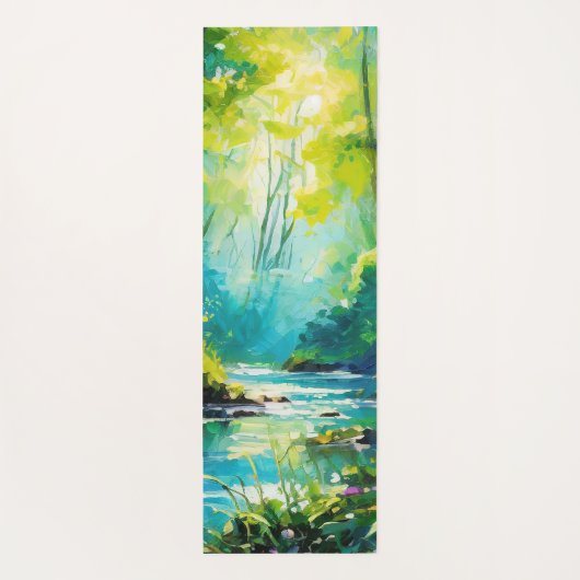 Tapis De Yoga Sérénité Stream Yoga Mat (Dos)