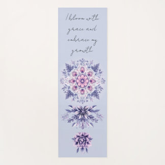 Tapis De Yoga Serenity Mandala Yoga Mat en fleurs