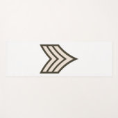 Tapis De Yoga Sergent d'armée (Devant (Horizontal))