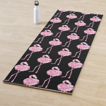 Tapis de Yoga Série Flamant Tendre Design 3