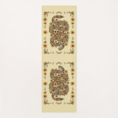 Tapis De Yoga Serpent floral (Devant)