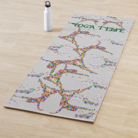 TAPIS DE YOGA SERVIETTE DE BAIN DANSEUSE (En situation)