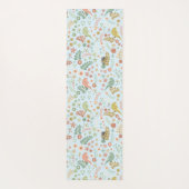 Tapis De Yoga Shabby Birds & Branches Bleu (Dos)