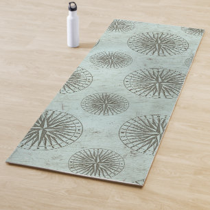Tapis De Yoga Shanty vintage   Ephémère de Compass Steampunk