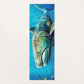 Tapis De Yoga Shark Ocean Predator Art (Dos)